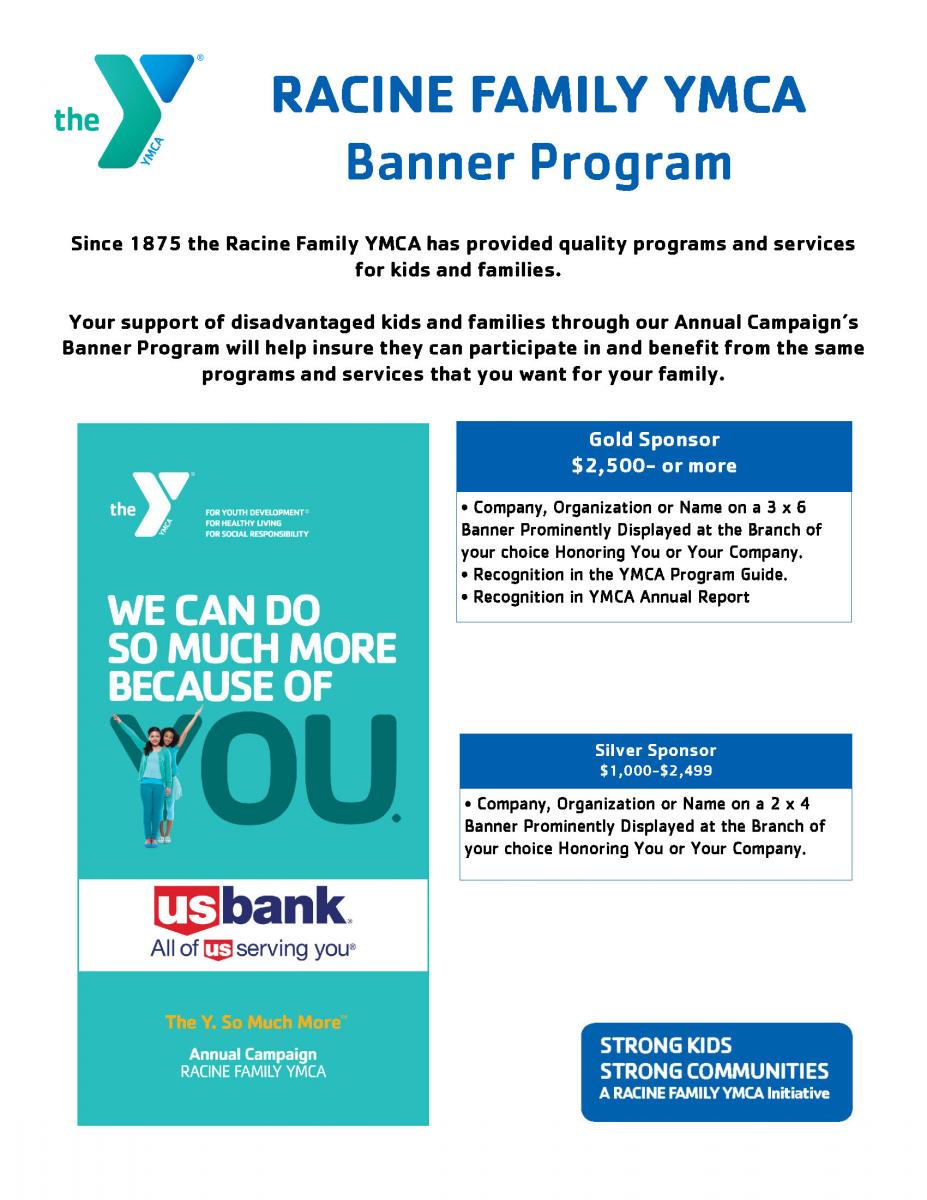 Banner Program Racine Family YMCA